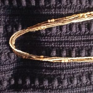 Womans  Long GlassBead Necklace 36" 5 Strands